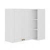 Aereo Esquinero Americana 80 cm 2 Puertas Blanco Aereo Esquinero Americana 80 cm 2 Puertas Blanco
