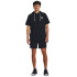 UA Rival Terry 6in Short-BRN BLK-001