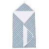 LJ8 Toalla Para Bebés Navy Gingham Lulujo