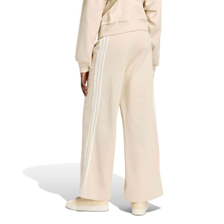 Pantalon de Mujer Adidas Kit 3 Stripes Beige - Blanco