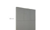 Respaldo 1 Plaza Madera y Tela - Moscou Gris