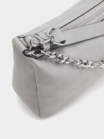 Bolso Bandolera Efecto Piel gris