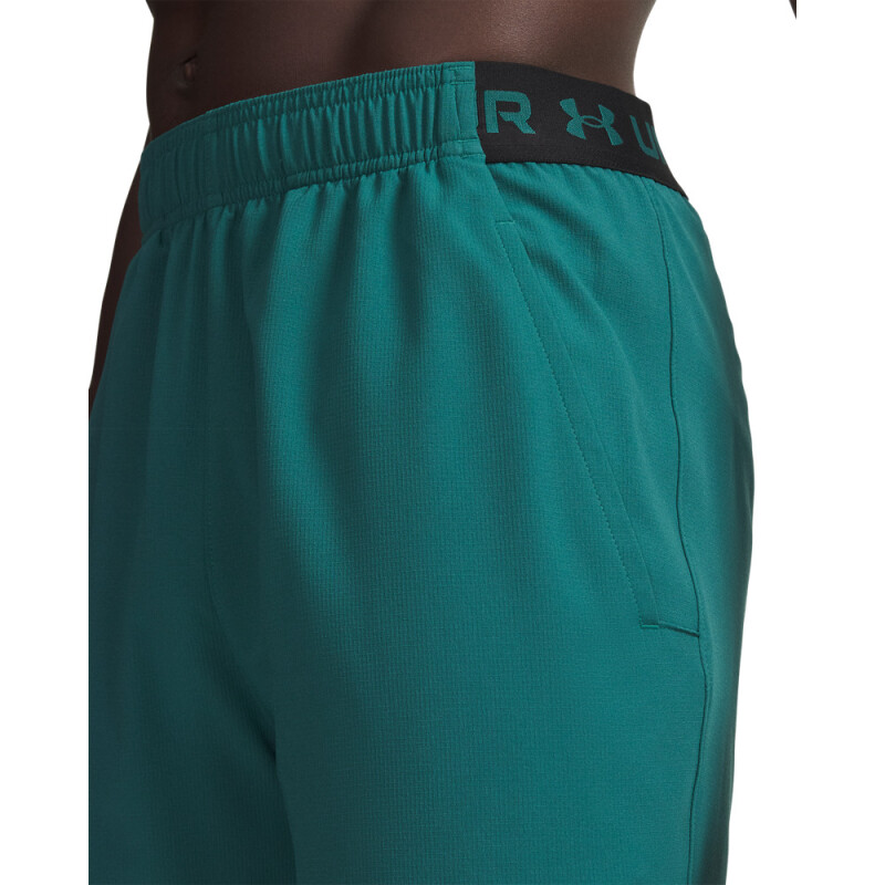 UA Vanish Woven 6in Shorts-RED GRN-338