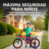 Bicicleta Infantil XMZ Rodado16 Canasto Parrilla Guardabarro Rojo 1