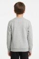 Buzo deportivo básico escote redondo - UNISEX Gris melange claro