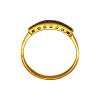 Anillo Sin Fin-Oro Bajo-Piedra Zafiro-AN8117 conpiedra
