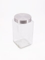 CONTENEDOR VIDRIO C/TAPA ROSCA TRANSPARENTE