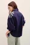 CAMISA LOUISE FLOWERS Azul