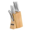 Set de Cuchillos con Mango de Acero Inox. Cuori Nacar 8 Piezas Set de Cuchillos con Mango de Acero Inox. Cuori Nacar 8 Piezas