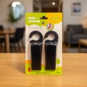 Topes Cuñas Para Puerta de Goma x 2 unidades NEGRO