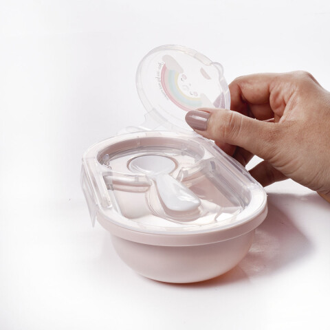 Recipiente para Bebés con Cuchara 230 ml 30 ARCOIRIS