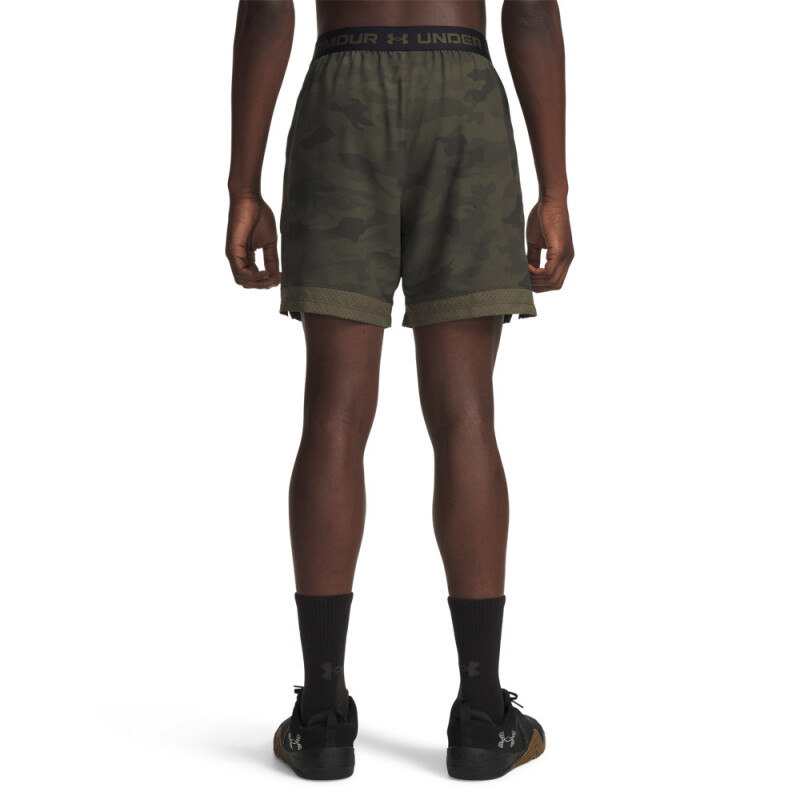 UA Vanish Woven 6in Prnt Sts-GRN GRN-390