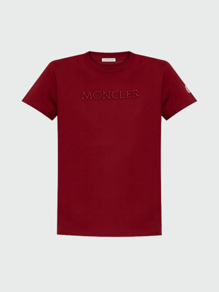 MONCLER - CAMISETA LOGO BORDADO 460