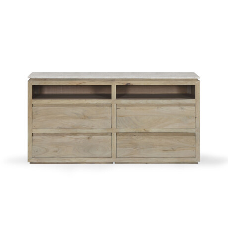 CÓMODA 4 CAJONES MADERA-Y-MARMOL VENUS