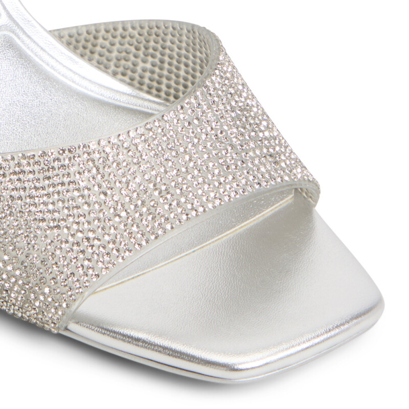 ANDYANA SILVER SYNTHETIC BLACK LEATHER