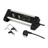 ALARGUE SOBREMESA 2MT 10A 2 SCHUKO 2 USB CARGA RAPIDA ELECTR Alargue Sobremesa 2mt 10a 2 Schuko 2 Usb Carga Rapida Electr