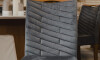 Silla Julia tapizada - Linea Milán Gris/Veludo
