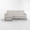 Sofá con chaise SETUP Blanco - 3 CUERPOS