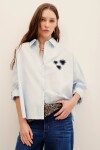 CAMISA PAINT HEART Celeste