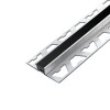 Aluminio junta dilatación Euro 12mm 2,5mt Negro Aluminio Junta Dilatación Euro 12mm 2,5mt Negro