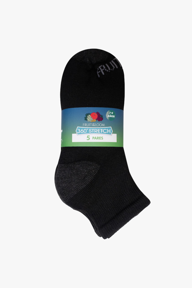 Pack x5 Medias afelpadas caña corta para niños MULTICOLOR