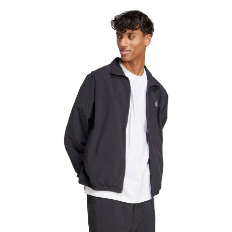 Campera de Hombre Adidas Essential Logotipo Negro