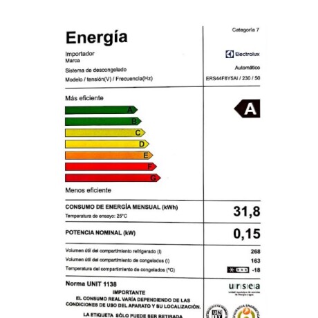 Heladera Side By SIde 431 Lts Electrolux ERS44F6Y5AI Heladera Side By SIde 431 Lts Electrolux ERS44F6Y5AI