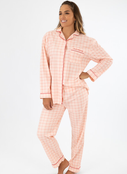 Pijama flannel fleece Cuadrille