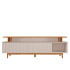 Rack Notável NT1385 Off White y Freijó Trend Rack Notável NT1385 Off White y Freijó Trend