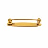 Prendedor rectangular - Oro bajo - PRE000003 sinpiedra