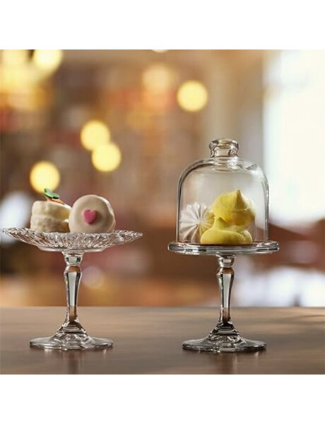 PLATO SERVICIO C/ CAMPANA MINI PATISSERIE. H20CM PLATO SERVICIO C/ CAMPANA MINI PATISSERIE. H20CM