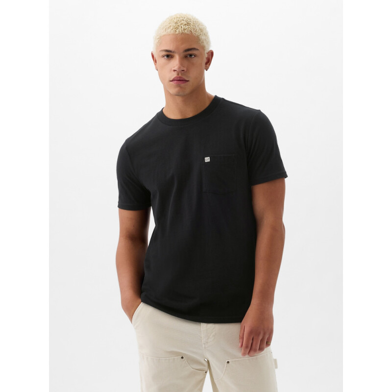 INTL - F SS PKT T LOGO BLACK
