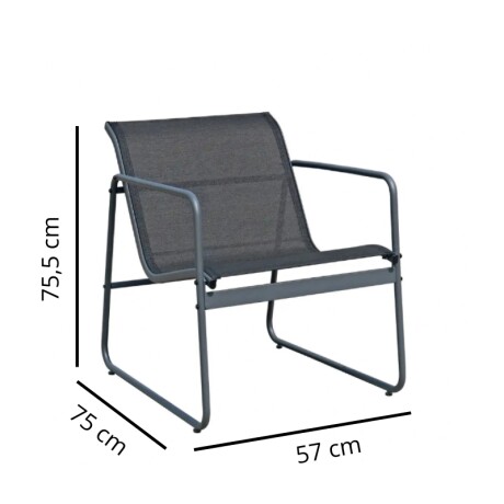 SET DE JARDIN 4 PIEZAS HIERRO - NEGRO Set De Jardín 4 Piezas Hierro Negro