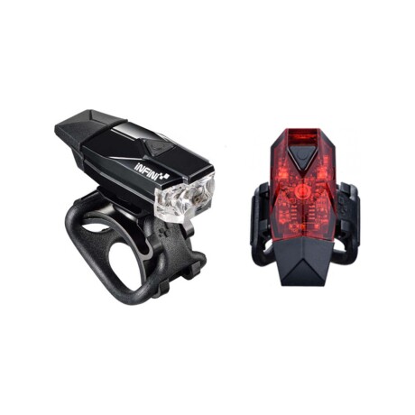 Set de Luces para Bicicleta Infini Mini Lava I-261WR Delantera y Trasera USB Set de Luces para Bicicleta Infini Mini Lava I-261WR Delantera y Trasera USB