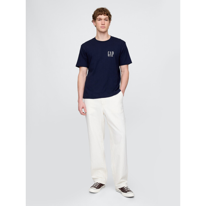 JPN 90S LOGO T NAVY UNIFORM