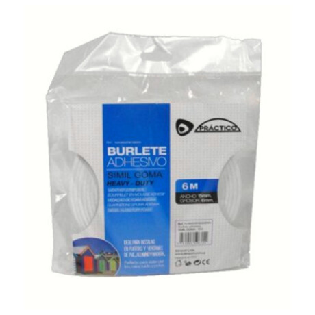 BURLETE ESPUMA BLANCO 6mx10mmx6mm N/a