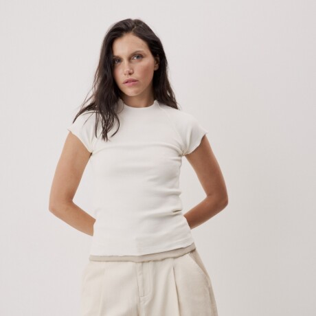 REMERA PILON Blanco