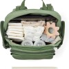 Mochila maternal LUNA skip hop verde