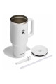 40 OZ ALL AROUND TRAVEL TUMBLER White