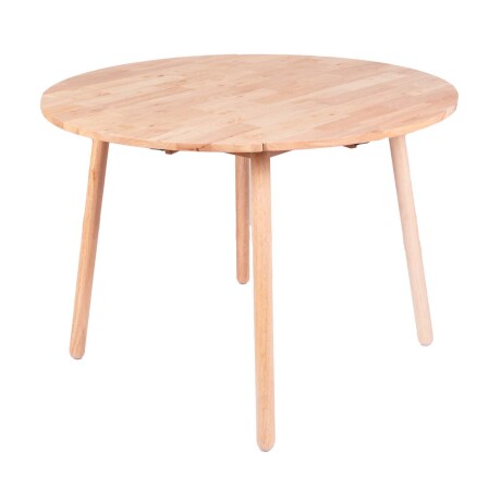 JUEGO DE COMEDOR MADERA NATURAL-BEIGE BLOOMY