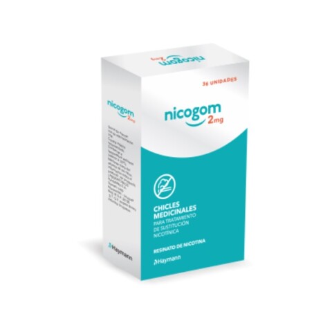 Nicogom 2 mg 36 Chicles Nicogom 2 mg 36 Chicles