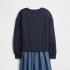 V-DIS STITCH K2W FLC DRESS NAVY UNIFORM