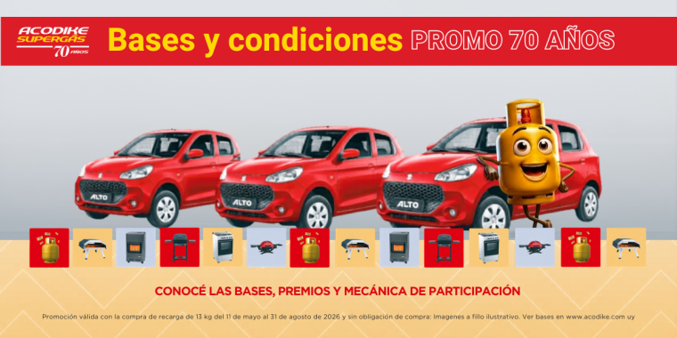 Bases y condiciones Promo 70 años