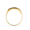 Anillo Sin Fin-Oro Bajo-Piedra Zafiro y Zirconia-AN8126 conpiedra