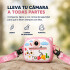 Cámara Gatito Infantil Instantánea 48MP Con Juegos Y Música Color Rosa