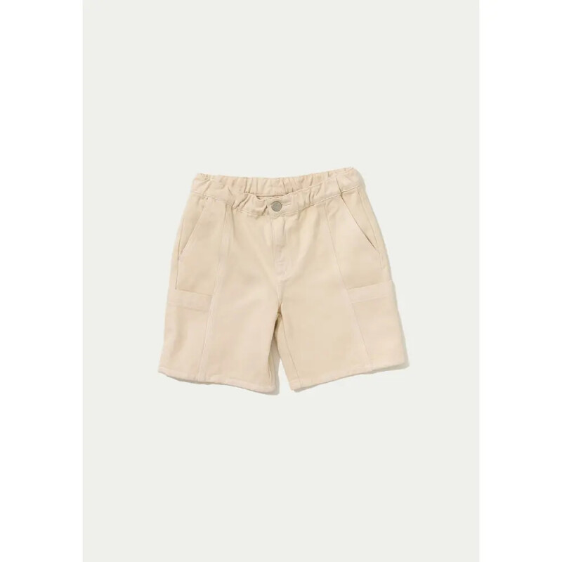 BERMUDA MASC AMARELO CLARO