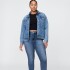 VINTAGE SLIM HR MED GLIN MEDIUM INDIGO 8