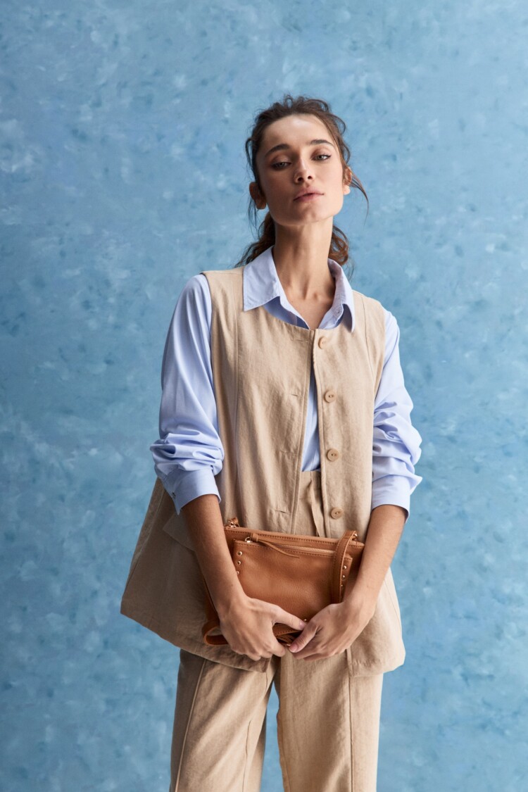 CHALECO MALDIVAS Beige