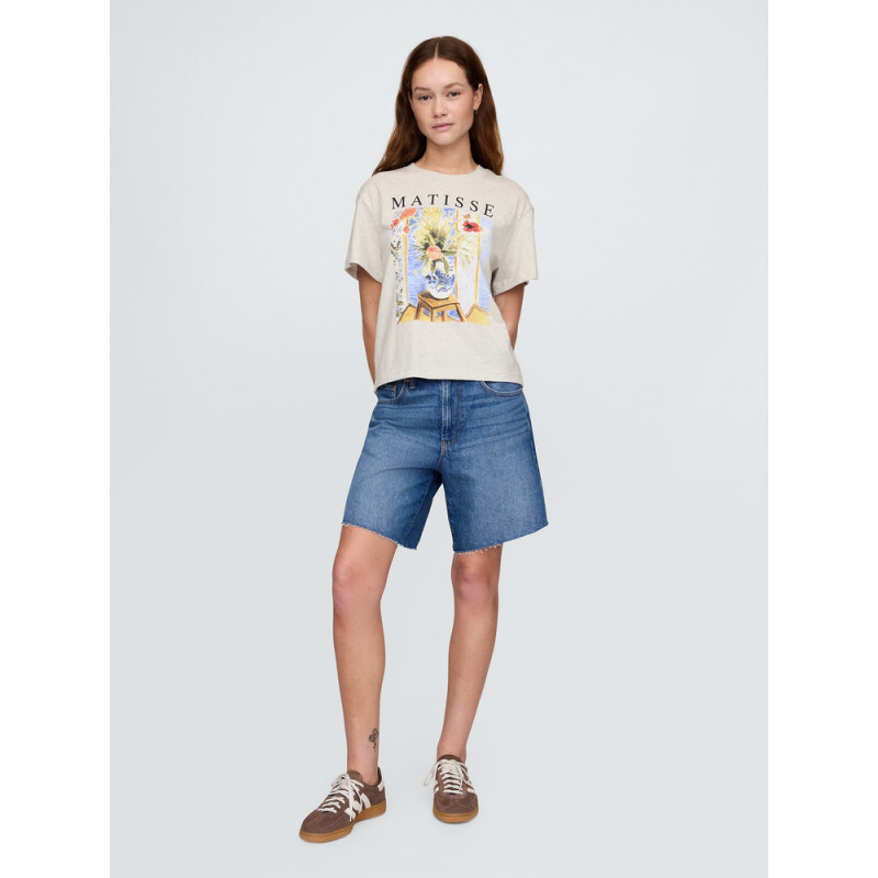 GRAPHICS 3PL - SS ART TEES B03 LIGHT GREY HEATHER