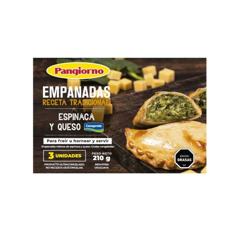 Empanadas De Espinaca Y Queso Pangiorno 3und. Empanadas De Espinaca Y Queso Pangiorno 3und.
